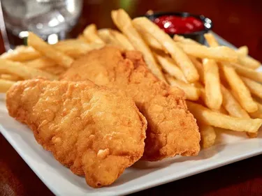Chicken Tenders with Fries image