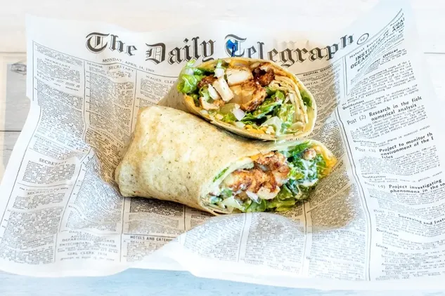 THE COLONEL WRAP W/ FRIES image