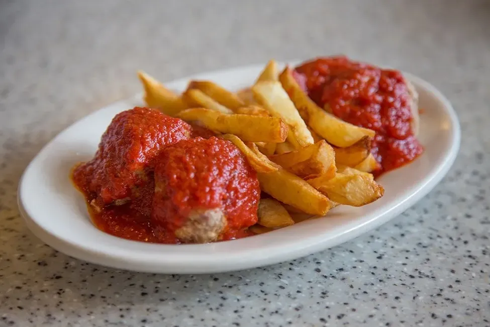 Meatballs & French Fries image