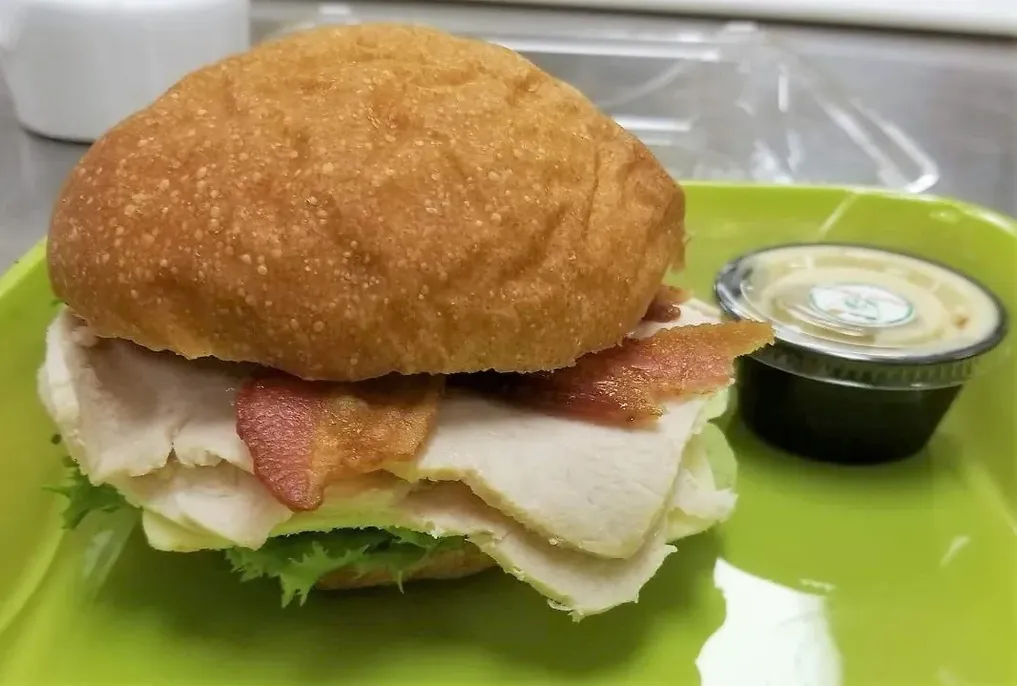 Tasty Turkey & Bacon Dijon Sandwich image