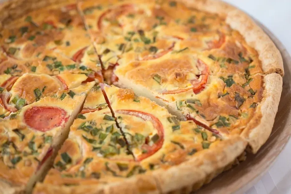 Quiche with Crust image