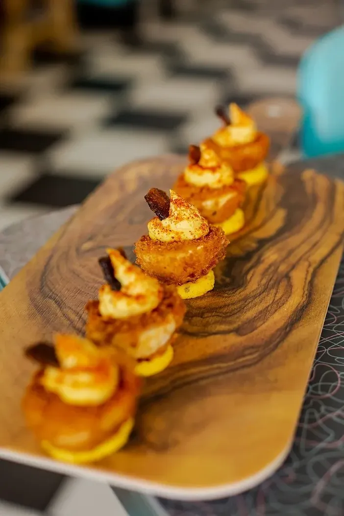 Crispy Deviled Eggs image