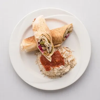 Chicken Shawarma Sandwich Combo image