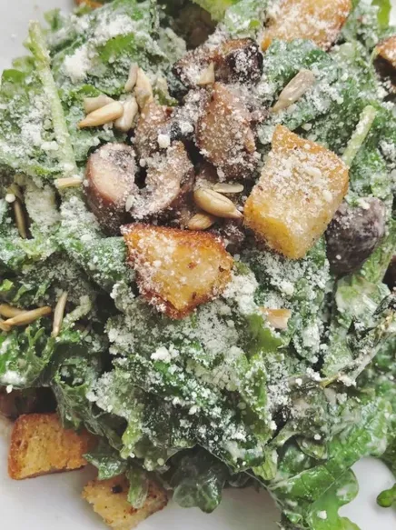 Mushroom Caesar Salad image