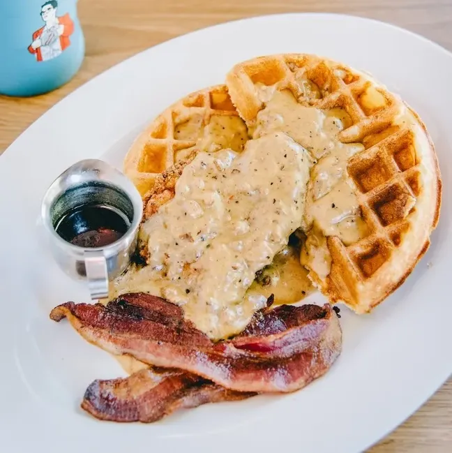 Chicken & Waffles image