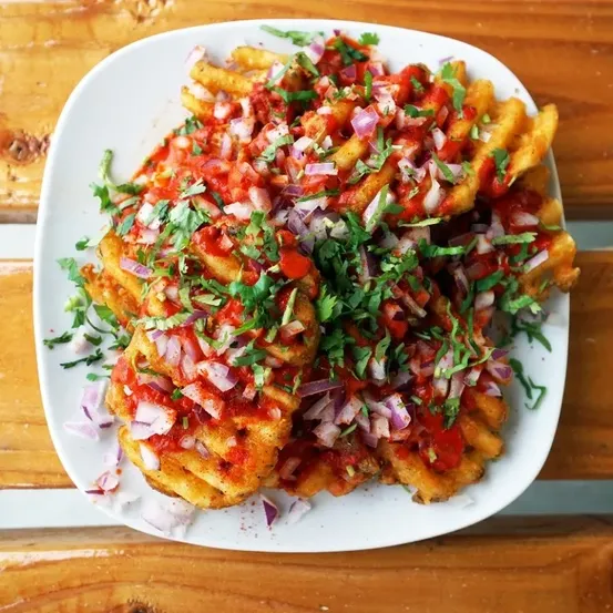 Curry Waffle Fries image