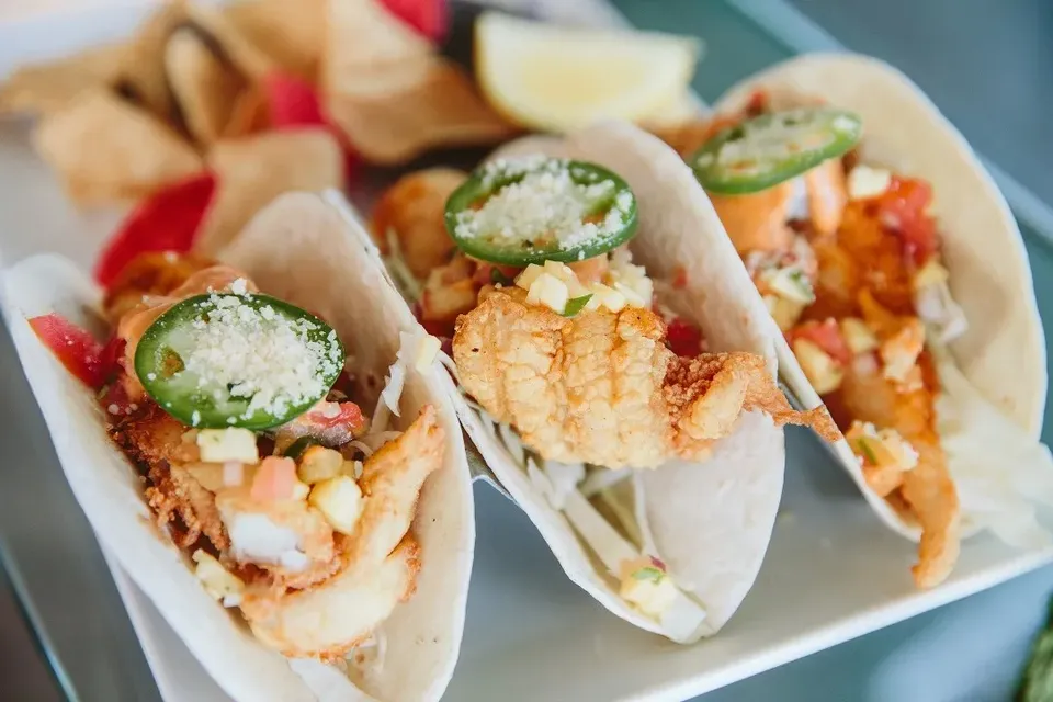 Spicy Fish Tacos image