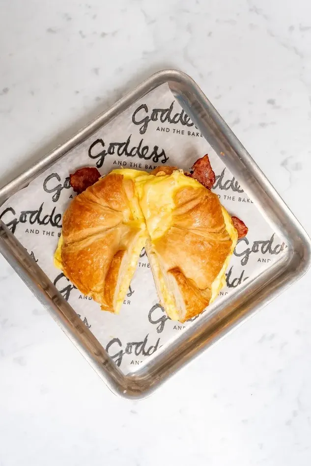 Turkey Bacon & Egg Croissant image