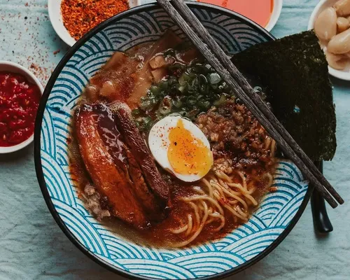 Souper Spicy Garlic Pork Ramen image