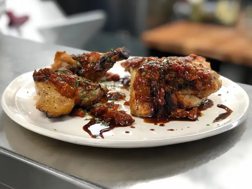 SPATCHCOCK ORGANIC CHICKEN GRAND-MERE image