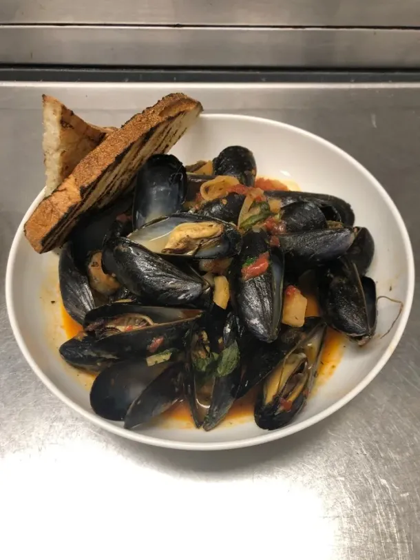 Best Mussels in Greenwich, CT Order Mussels Toast