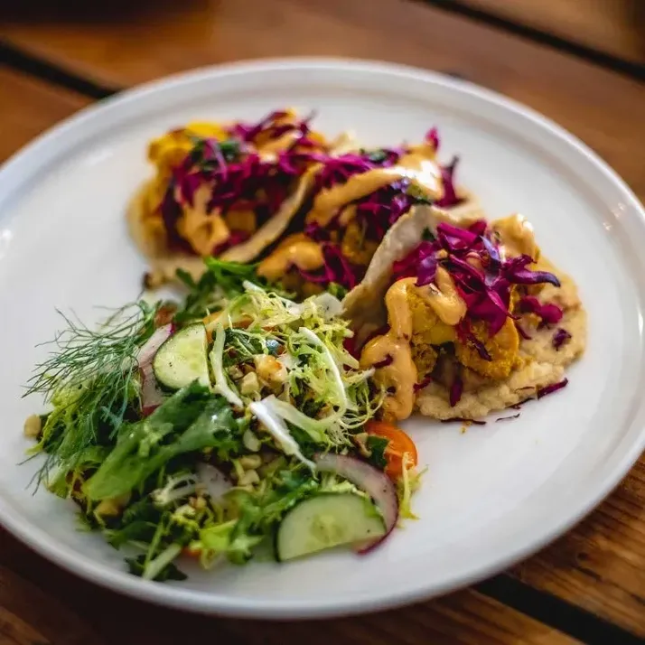 Crispy Baked Cauliflower Tacos image