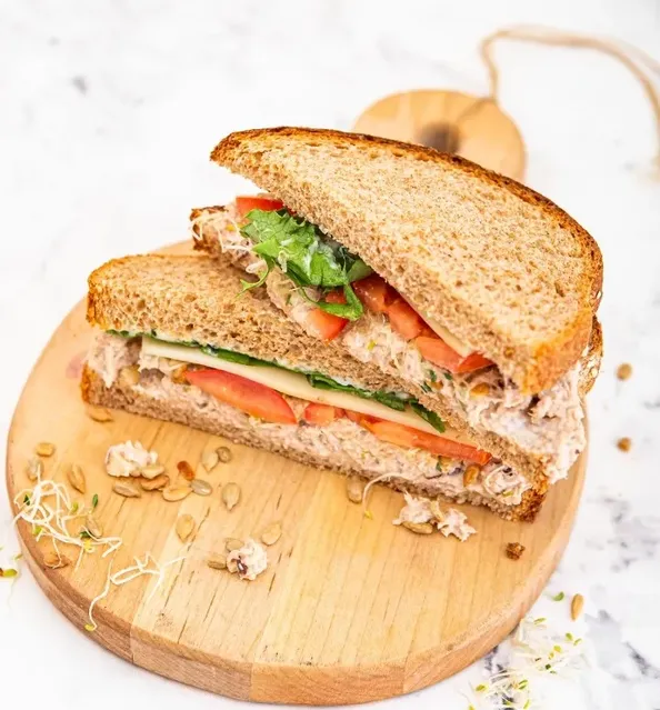 Half Apple Walnut Tuna Sandwich image