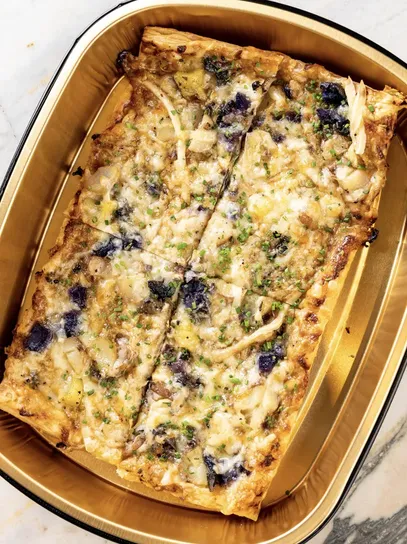 Potato and Black Truffle Tarte Flambee image