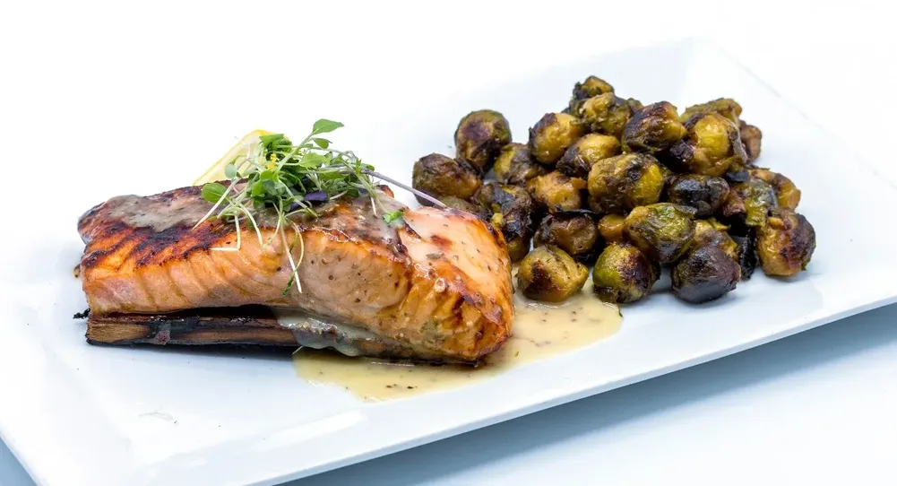 Cedar Plank Roasted Salmon image