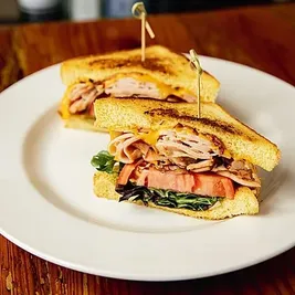 Turkey Candied Bacon Cheddar Melt image