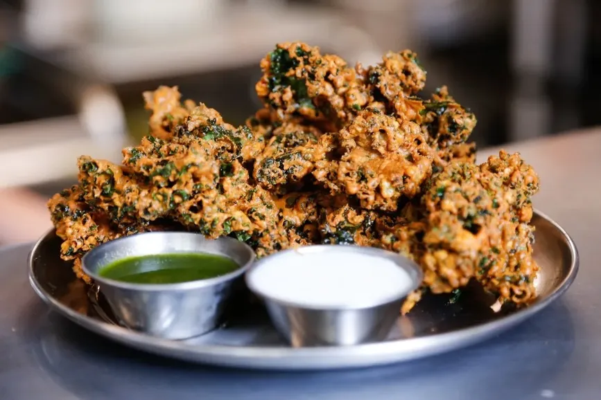 Kale Pakoras (Vegetarian) image
