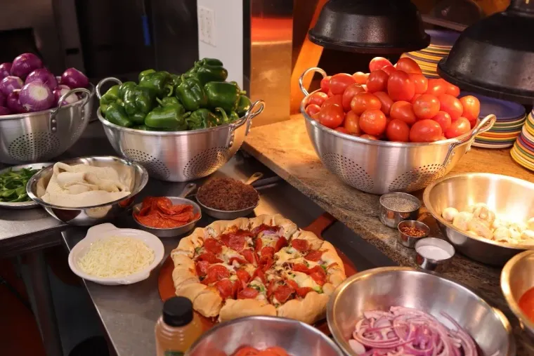 Beau Jo's Pizza Steamboat Springs 704 Lincoln Avenue Chicken Caesar