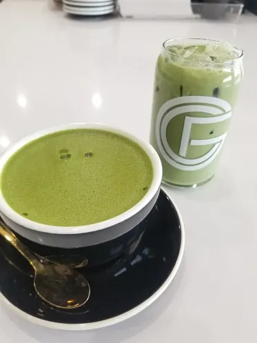 Lavender Matcha Latte image