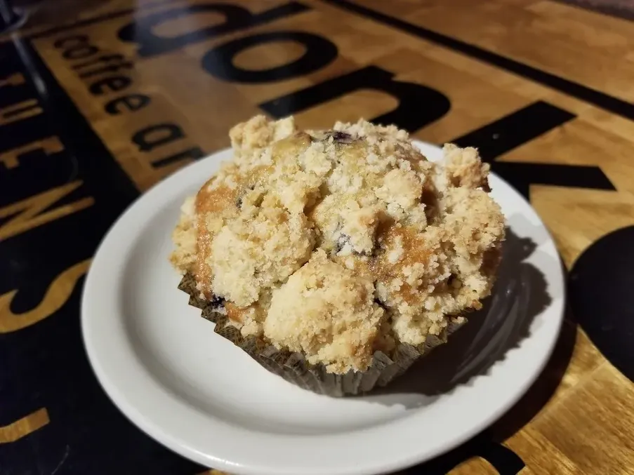 Large Blueberry Streusel Muffin image