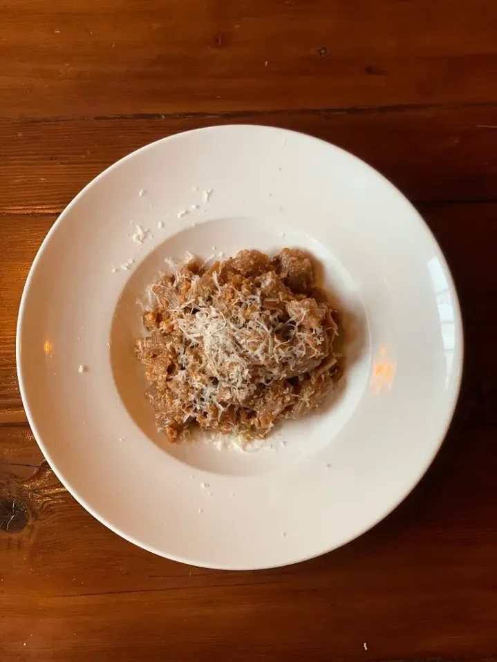 Red Wine Infused Rigatoni Bolognese image