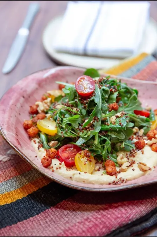 Quinoa hummus salad image