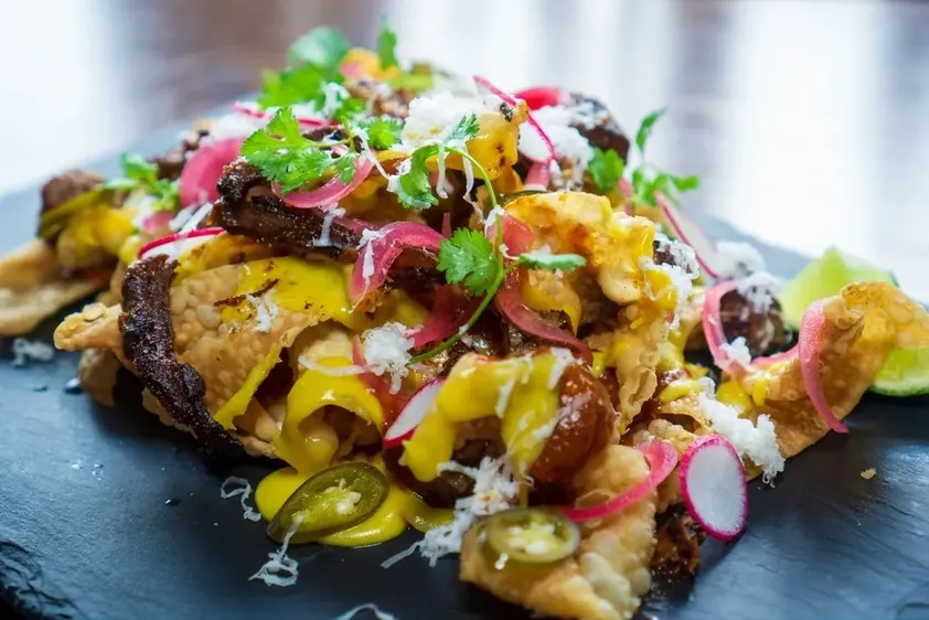 Wonton Nachos image