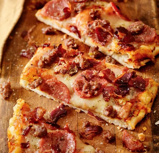 Spicy Sausage & Pepperoni Pizza image