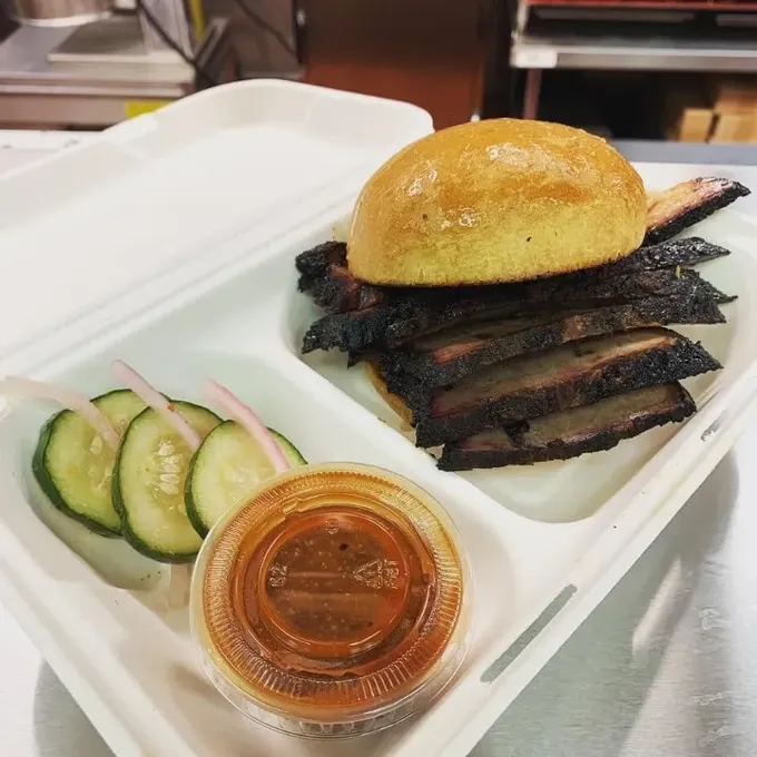 Chopped Brisket Sandwich image