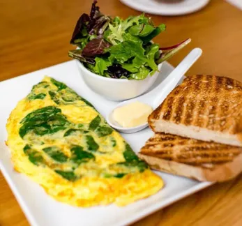 Goat Cheese Omelet image