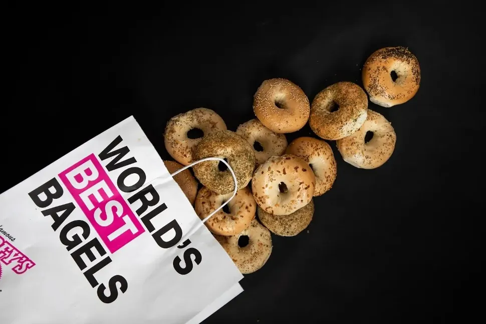 Corey's NYC Bagel Deli North Ave Everything bagel avocado toast