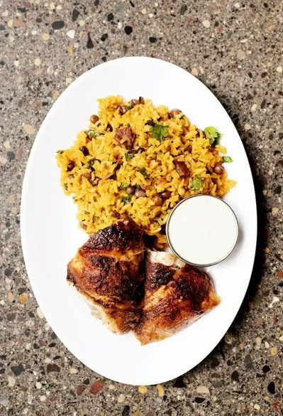 Rotisserie Chicken Plate image