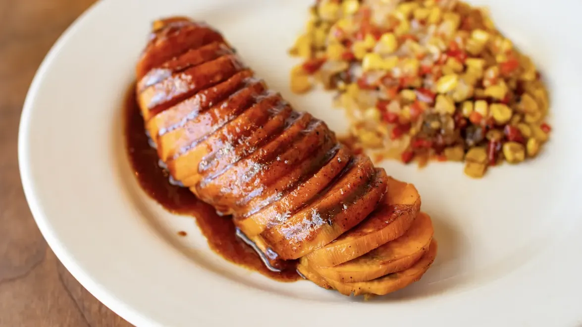 Hassleback Sweet Potato image