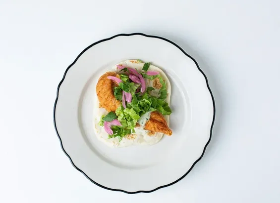 Fried Chicken Taco (NEW) image