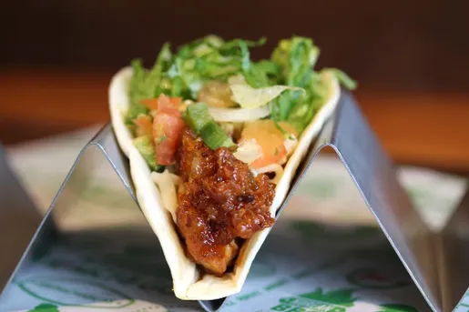 Spicy Fried Chicken Taco image