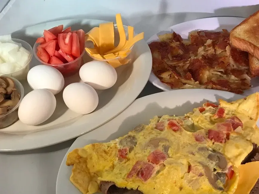Crazy omelet image