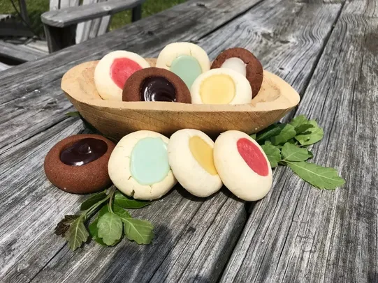 12 Assorted Thumbprint Cookies image