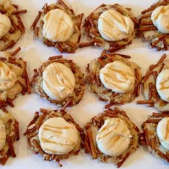 Salted Caramel Pretzel Thumbprints image