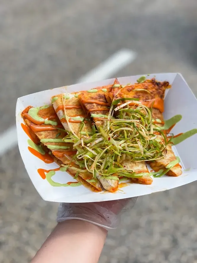 Spicy Pork Quesadilla image