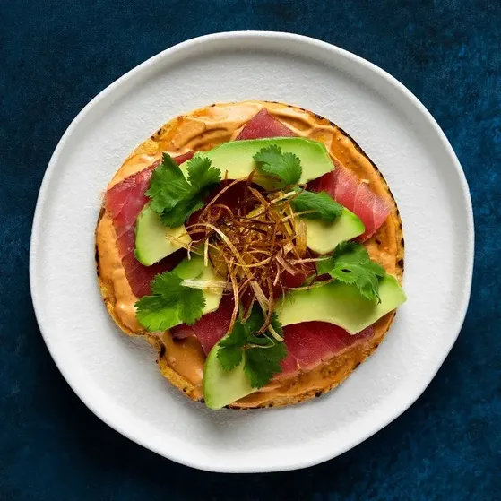 Tuna Tostada image