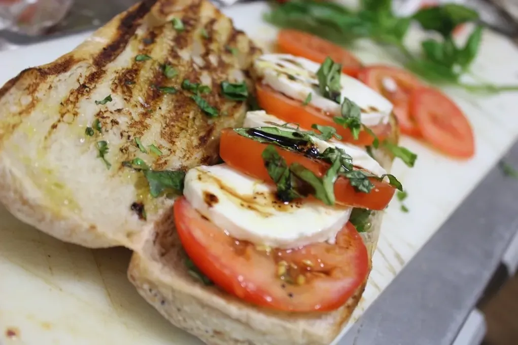 Tomato Basil Mozzarella image