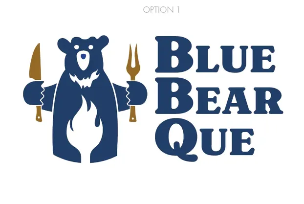 Blue Bear Que image