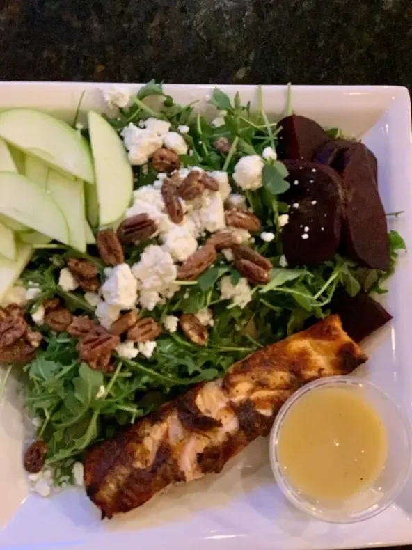 Grilled Salmon Beet Salad image