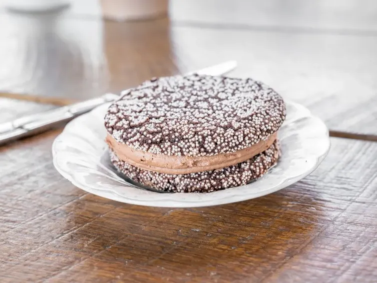 Chocolate + Nutella Cream Whoopie Pie image