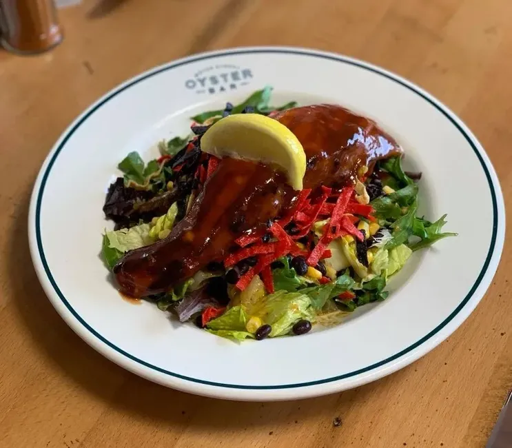 BBQ Salmon Salad image