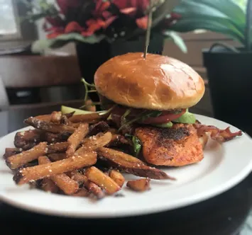 Blackened Salmon BLT image
