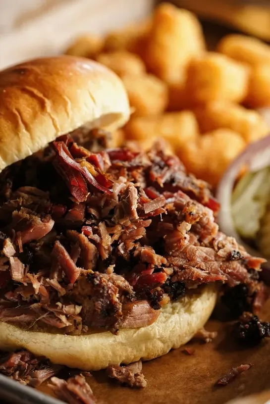 Chopped Brisket Sandwich image
