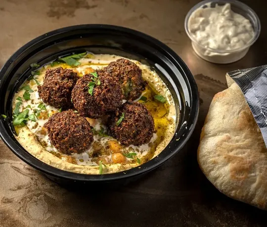 Falafel Hummus Bowl image