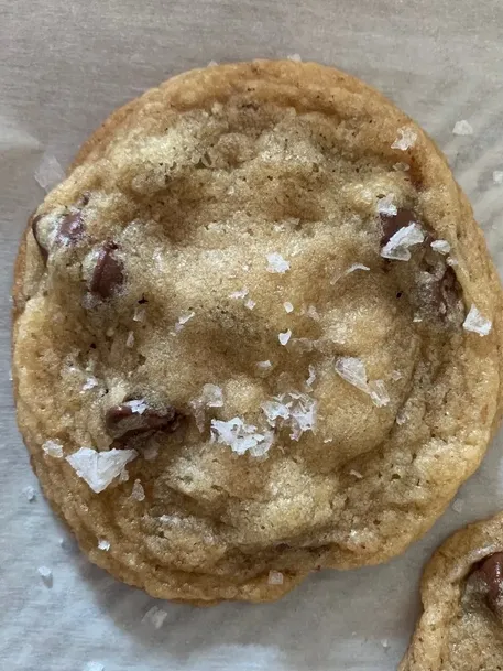 Cay's Salted Double Chocolate Chip Cookies image