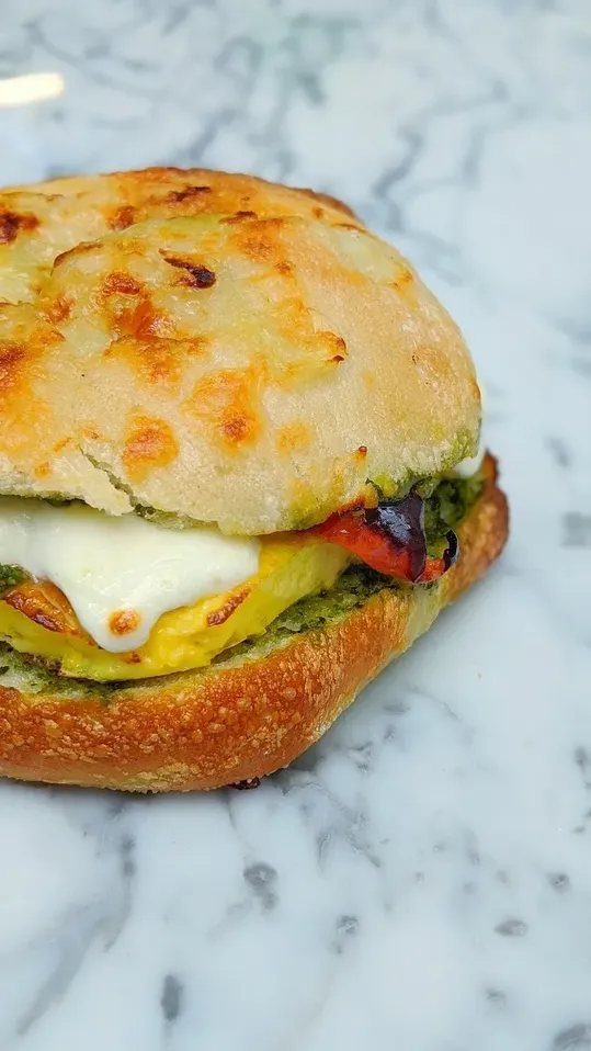 Caprese Breakfast Sandwich image